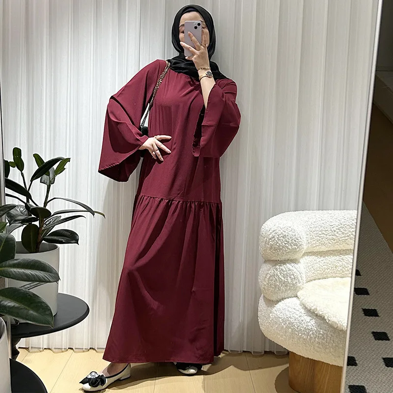 Abaya musulman pour femmes robes Jalabiya ceintures à lacets robes arabe longue Robe Islam Ramadan Eid marocain dubaï Abayas caftan