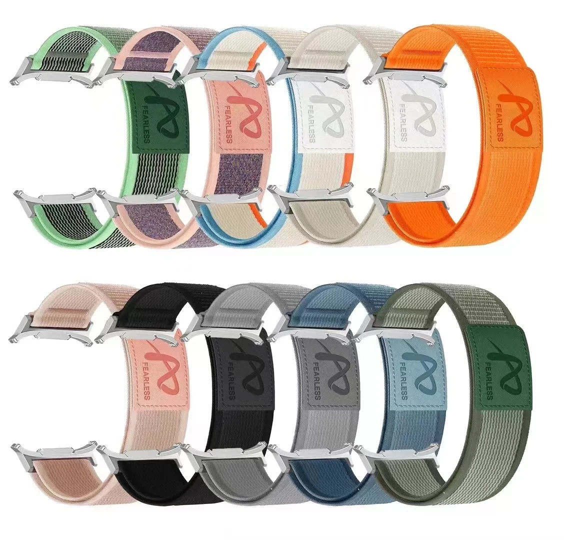 Нейлоновый кожаный ремешок для часов Samsung Galaxy watch 7 Ultra 47 мм