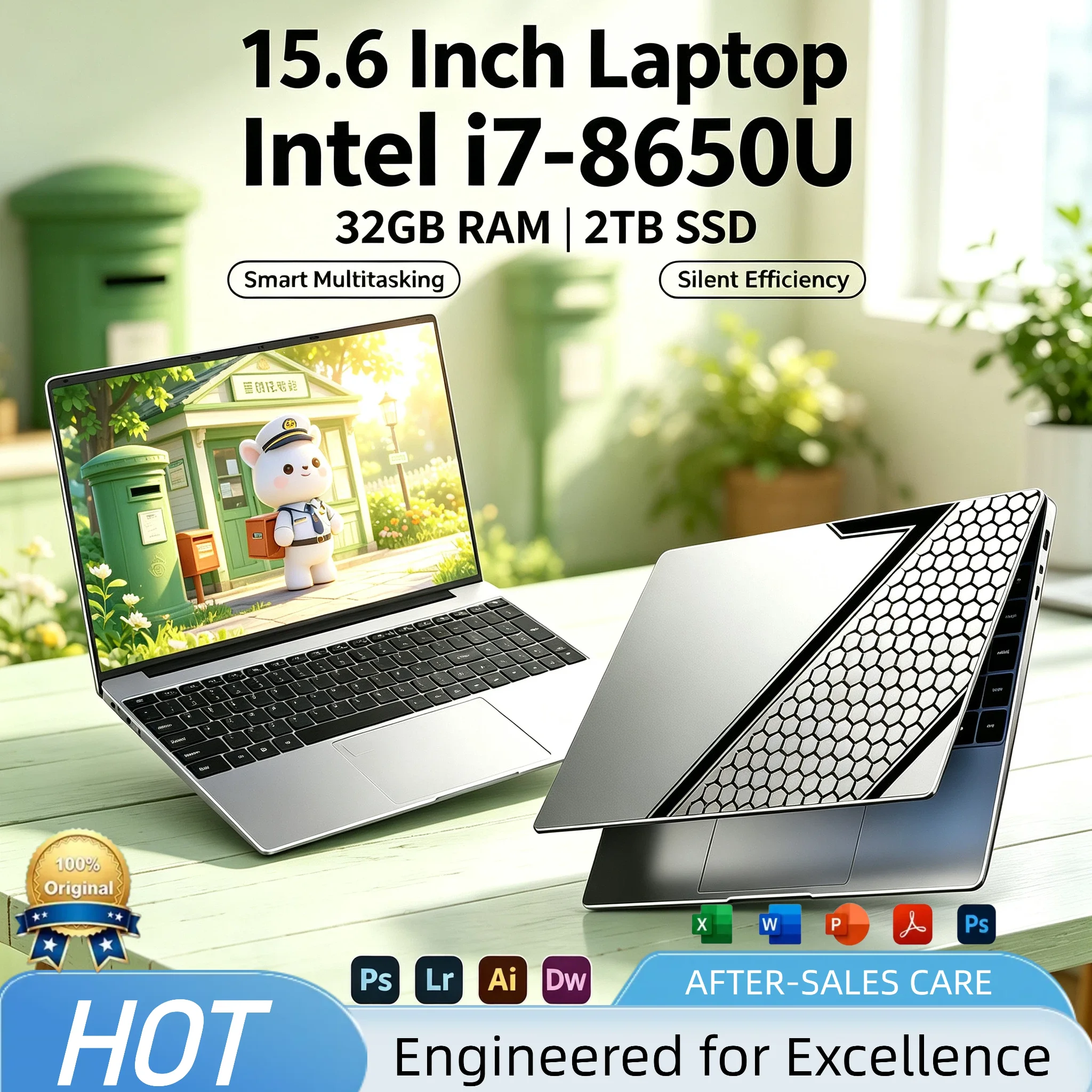 Portátil Intel Core i7 16GB 2TB SSD 15.6″