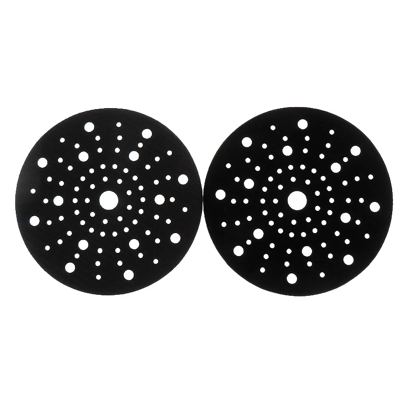 6 Inch 80 Holes Hook and Loop Pad Protection Pad 1 Pcs for Random Orbital Sanders Extends Backing Pad Lifetime