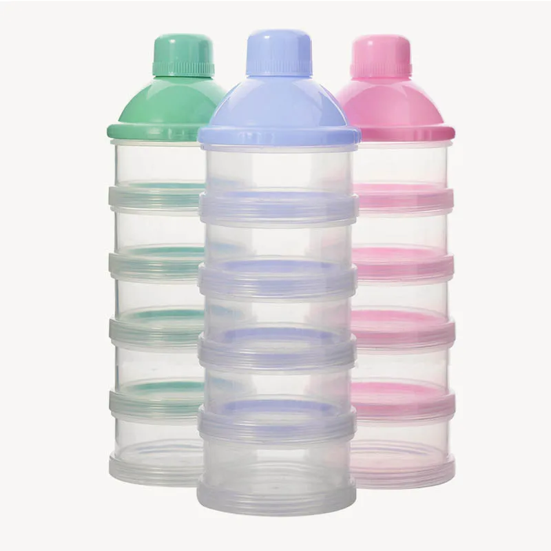 1pc Milk Powder Dispenser Baby Accessories Plastic Food Container Infant Feeding Storage Box Removable Portable Mamadeira