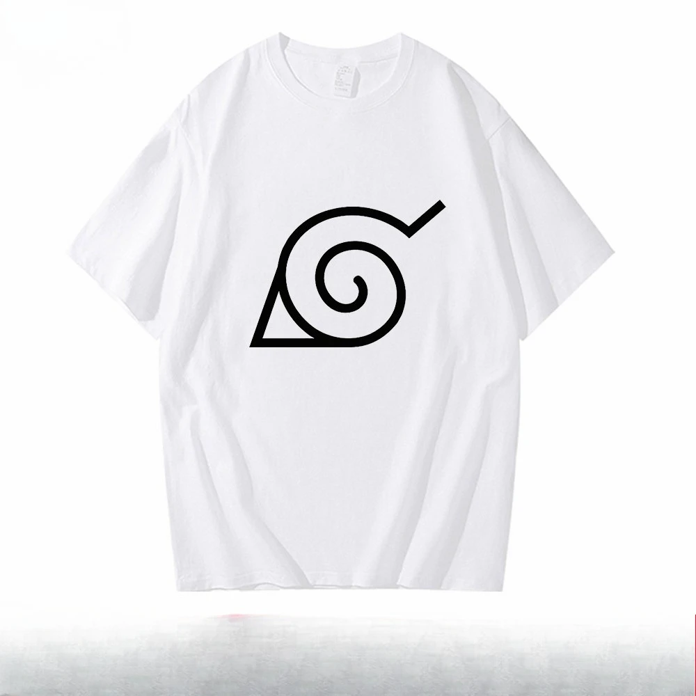Trendy Brand Naruto Children's T-shirt Summer New Anime Peripheral Printed Parent-child Outfit Pure Cotton Fashionable T-shirt