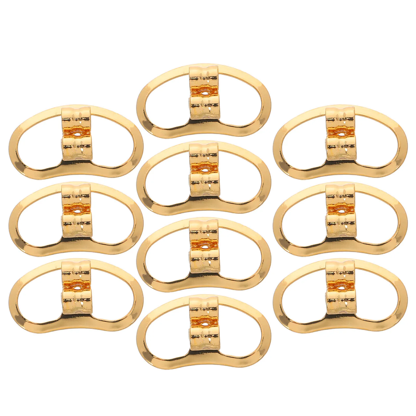 

10Pcs Copper Earring Lifters Adjustable Heavy Support Backs Secure Locking Backings Replacement for Droopy Ears Stud Earrings