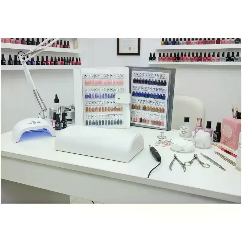 48/96/144/192色 マグネット式 ネイルアート スウォッチブック マニキュア カラーテスト ストレージブック 大型 アクリル製 ワークス ディスプレイ カラーカード