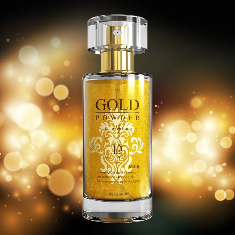 Gold Powder Pheromone Perfume For Men And Women, Daily Fragrance For Couples Flirting Perfume ,lasting Fresh Charming Smell Gift