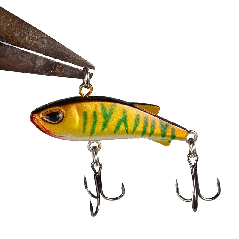 

ALASICKA New Winter Submerged Trembling Swimming Vibrating Imitation Hard Bait 4.5cm/4g Long Casting Spinner Bait