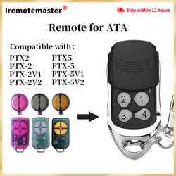 For ATA PTX5 Garage Door Remote Control 433.92MHz Rolling Code Compatible With ATA PTX5V2 PTX2 PTX2V1 PTX5V1 Transmitter