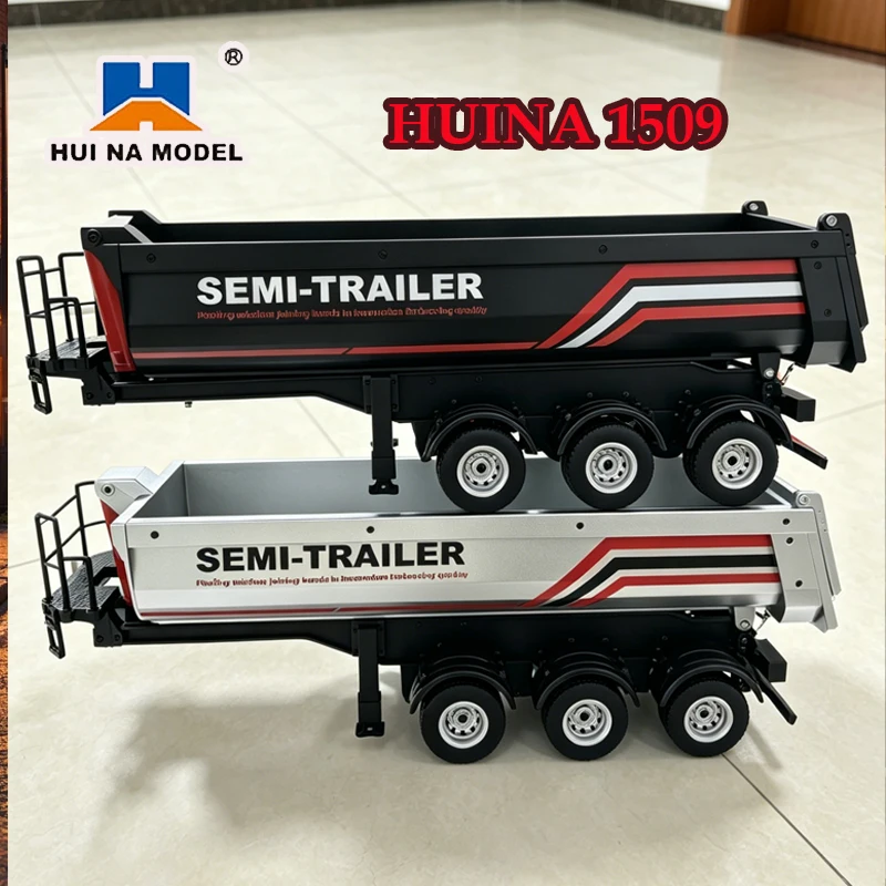 

Original Parts Semi Trailer 1509 for Huina 1501 770S Truck Accessories Extra Parts Gray and Black Color In Stcok