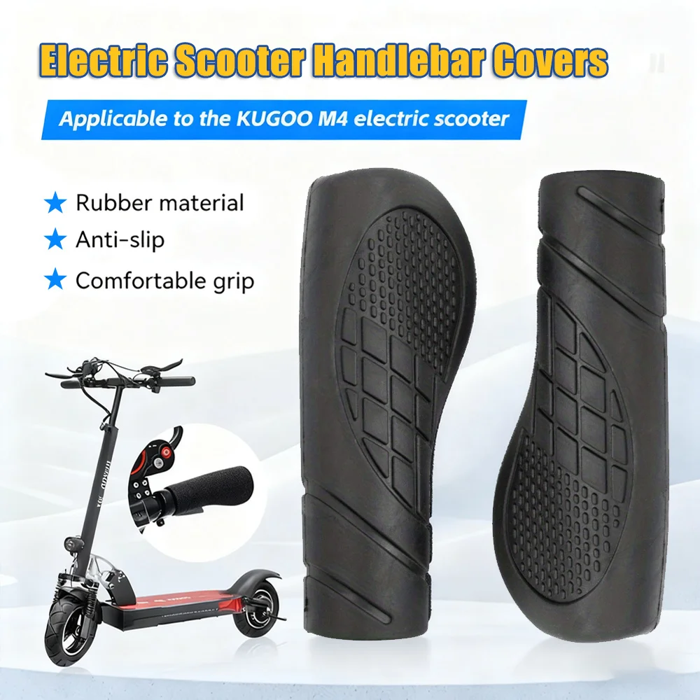1 Paar geeignet für KUGOO M4/M4 Pro und Xiaomi M365 Roller-Lenkergriffe, Zubehör, Teile, rutschfeste, wasserdichte Griffabdeckung