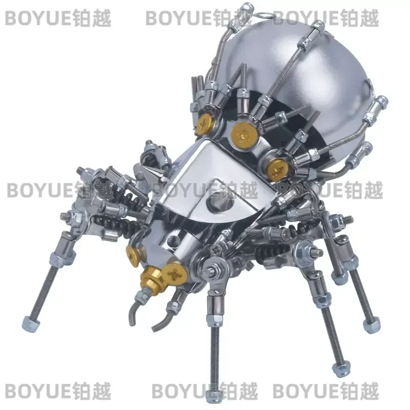 Mechanical Spider Bluetooth Stereo Metal Assembly Model Precision Toy Figure Birthday New Year Valentine Gift
