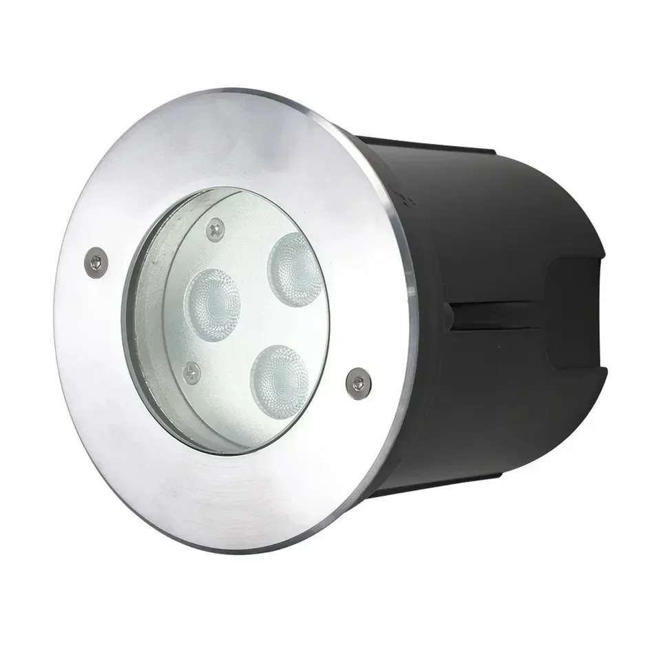 Huaxia IP67 led underground light Waterproof ss 3w inground spotlight outdoor landscape ground buried lamp led underground light