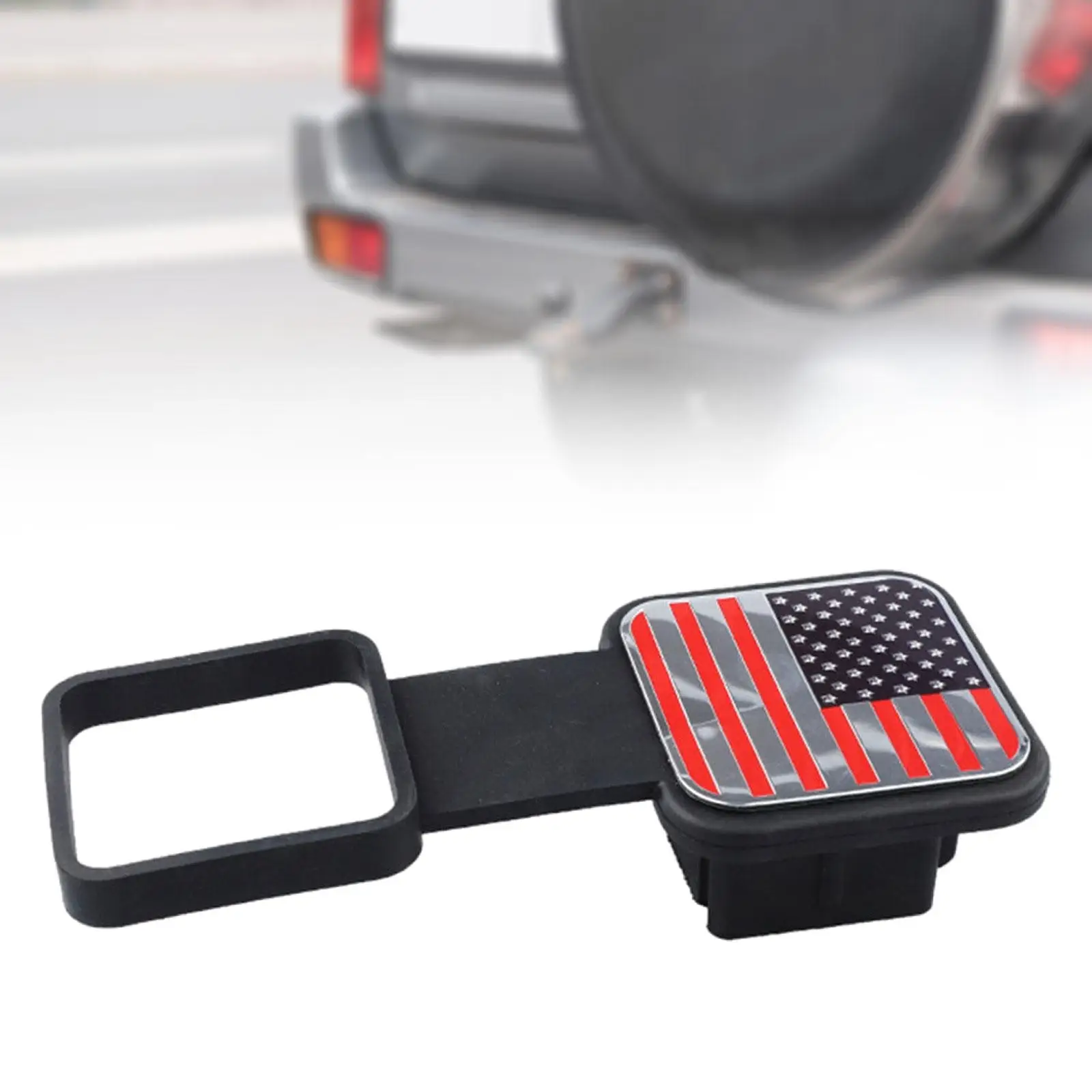 Generic مقطورة هوك الغبار التوصيل المطاط العالمي وصلة مقطورة أنبوب غطاء تغليف سحب وصلة غطاء مربع الفم غطاء للحماية