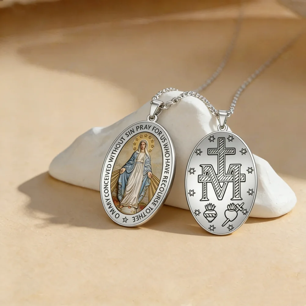 Photography Awards - Amaxer Virgin Mary Catholi Pendant Necklaces