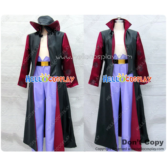 Disfraz de cosplay de Dracule Mihawk, inspirado en el manga y el anime, con el disfraz de Mihawk, el pirata de ojos de águila, ideal para fiestas temáticas de Halloween. Modelo H008.