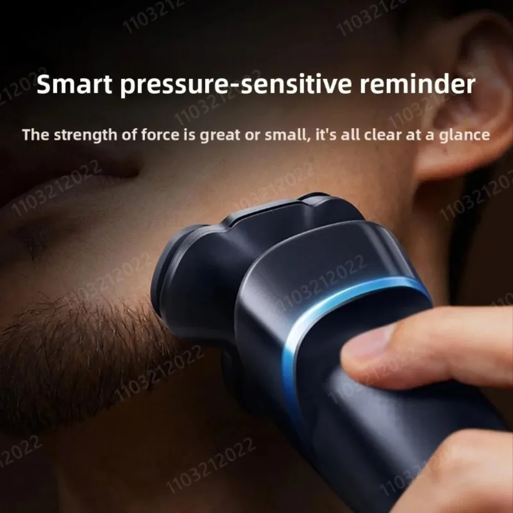 Mijia Electric Shaver Pro Beard Trimmer Dynamic Color Screen 360° Full Shave Wet/Dry Razor Waterproof Shaver Hair Trimmer Gift view 3