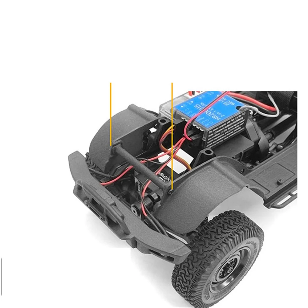 100% nowy wysokiej jakości Nylon obudowa samochodu zatrzask + podszewka zestaw Model części do ulepszenia samochodów dla AXIAL SCX24 BRONCO RC