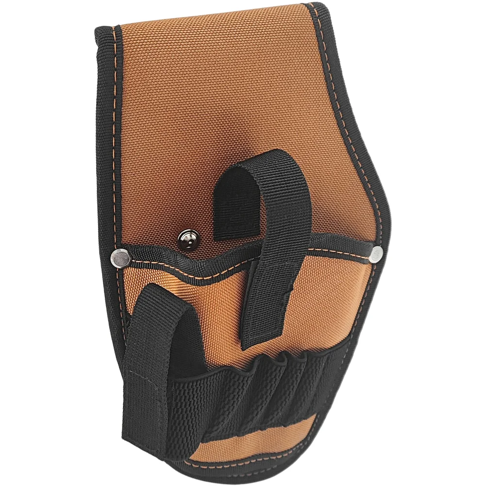 Drill Bag Tool Waist Bag Heavy Duty 1200D Oxford Tool Waist Bag For Electric Drill With Adjustable Belt 25.5x15.5x5cm