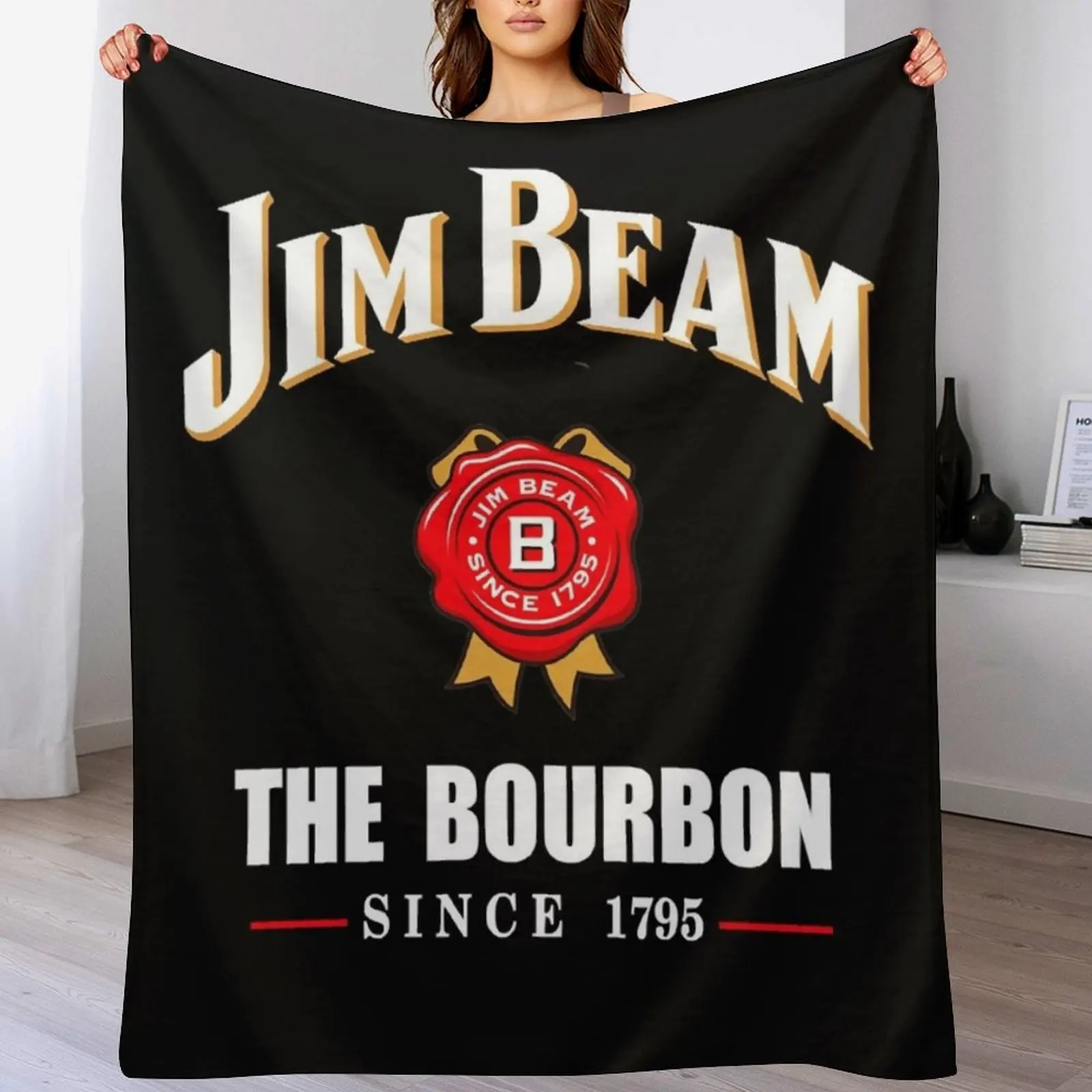 

Jim Beam Throw Blanket Sofa Throw Decorative Sofa Loose Bed Fashionable Blankets