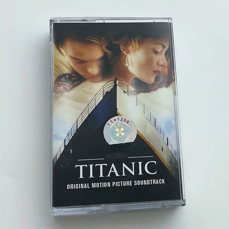 Classic Romance Titanic Music Tape Jack Rose Love Story Album Cosplay Cassette Soundtracks Box Car Walkman Tape Party Music Gift