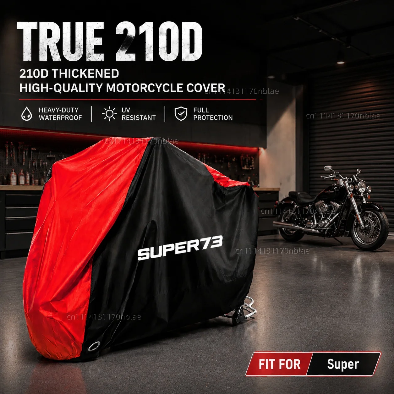 For Super 73-S1 73-S2 73-Z1 73-ZX 73-RX 210D Motorcycle Cover Waterproof All Season Dustproof UV Protection Moto Rain Cover