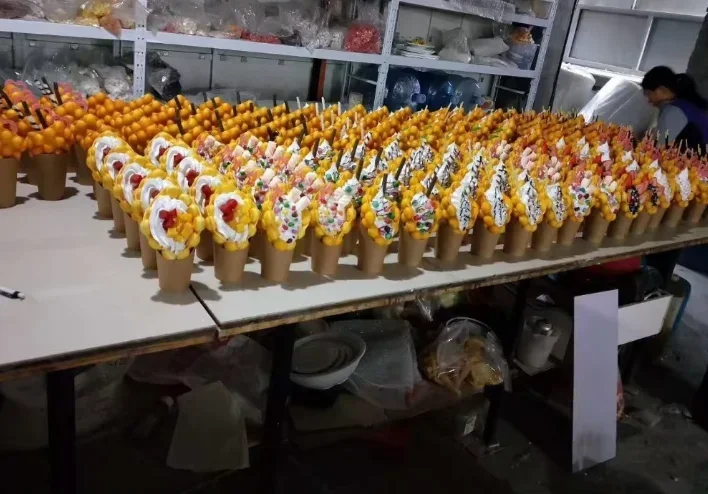 Simulation Bubble Egg Waffle Display Fake  Egg Bubble Waffle Model Fake Ice Cream Egg Waffle Model Display Props