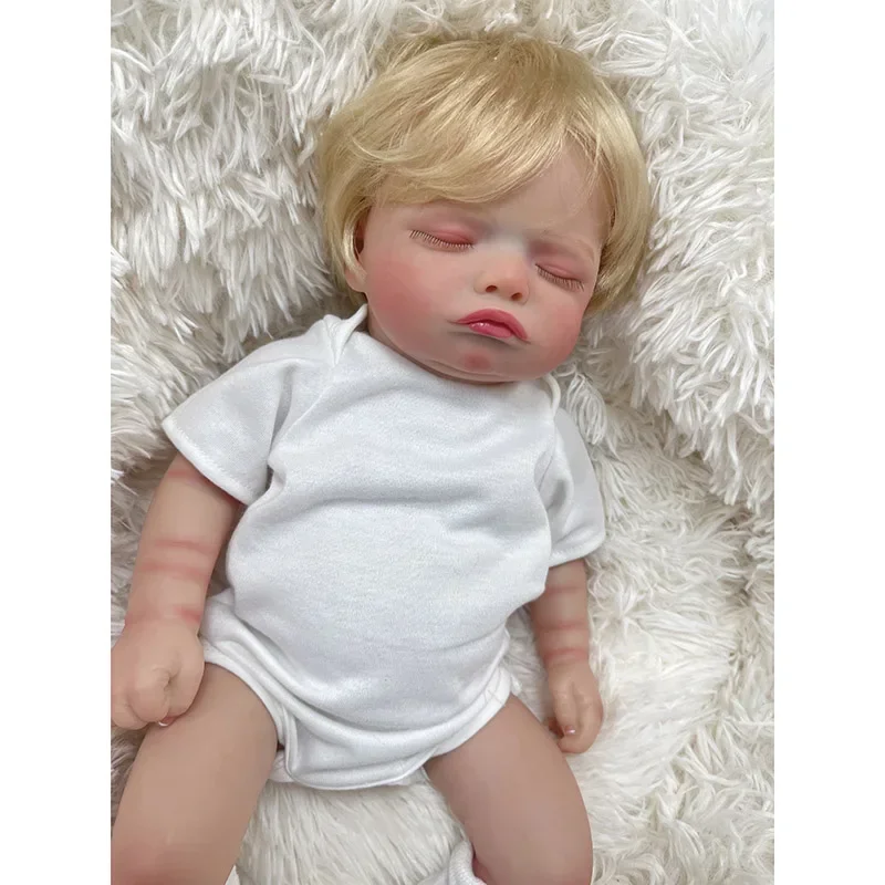 48CM  Reborn Dolls Rosalie Real Picture Newborn Baby Reborn Dolls with 3D Skin Multiple Layers Painting Visible Veins