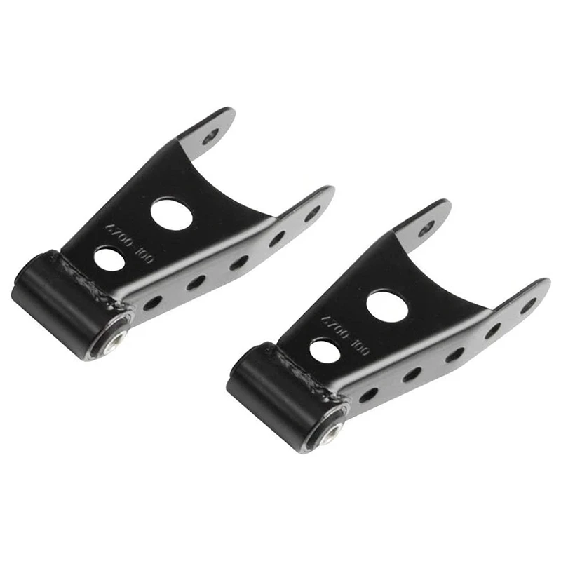 1 Pair Of BEL6400 Rear Lowering Shackle Bracket Kit For Chevy Dodge Ford And GMC With 2Inch Drop