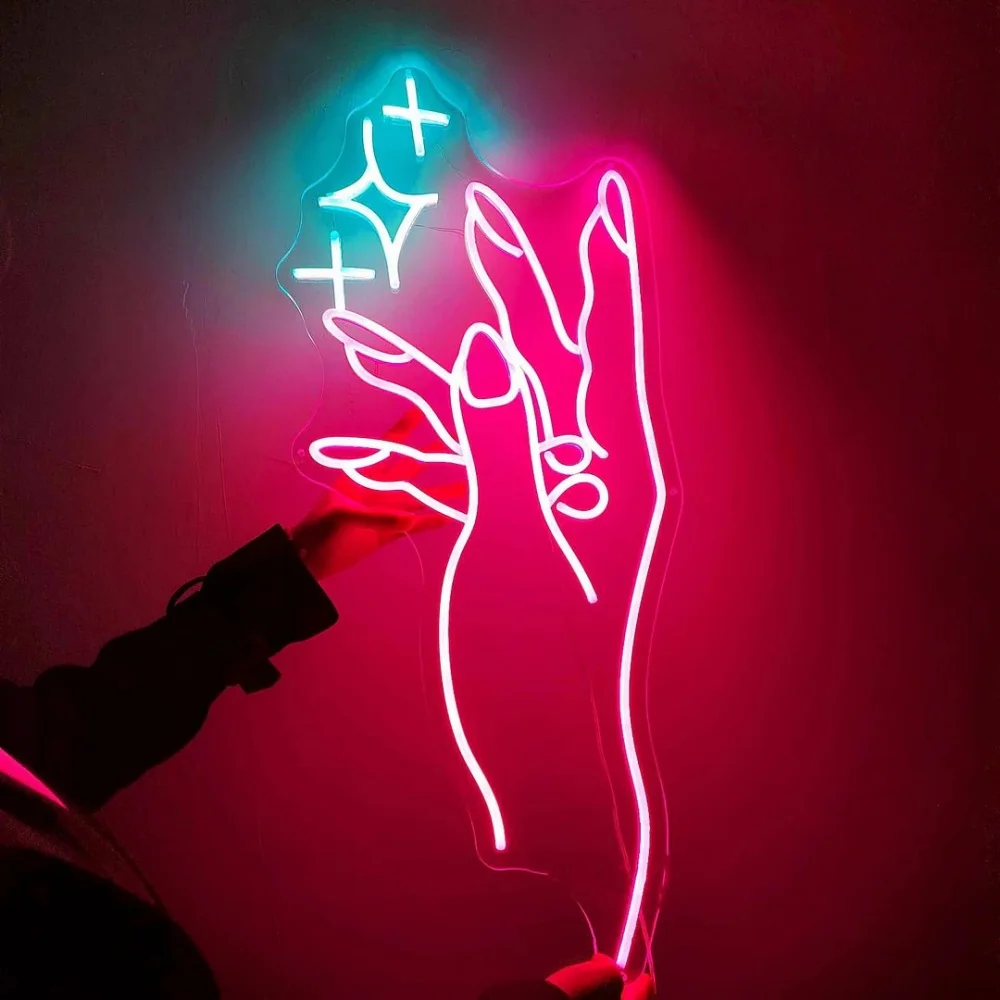 Neon Signs LED Lights for Bedroom Wall Decor Customizable Size Remote Control Advertising Use Kids Room Gift Party