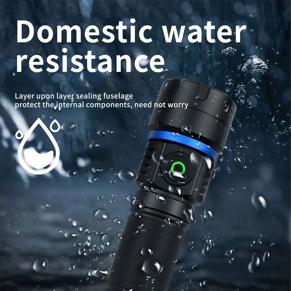 مصباح يدوي للأشعة فوق البنفسجية 365 نانومتر - قوة عالية الوضوح وشعاع احترافي طويل المدى أفضل للمحترفين/التجاري