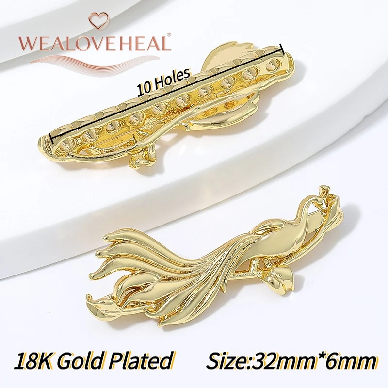18K vergoldete Messing-Abstandsperlen in Rosenblüten- und Blattform, Mehrfachloch-Verbinder, DIY-Schmuckzubehör für die Herstellung von Perlenarmbändern und Halsketten – Detail 30