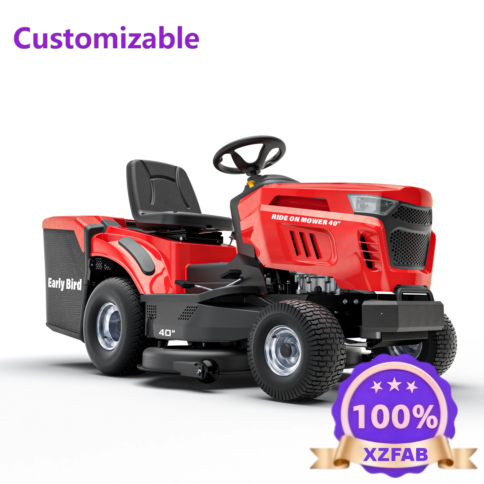 Factory Direct 2026 Ride-on lawn car Imported mount mower Four-wheel turf trimmer