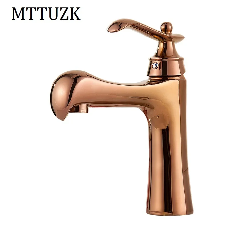 Vidric European brass Gold-plated Bathroom faucet, Parrot faucet basin faucet hot&cold mixer tap bacia torneira