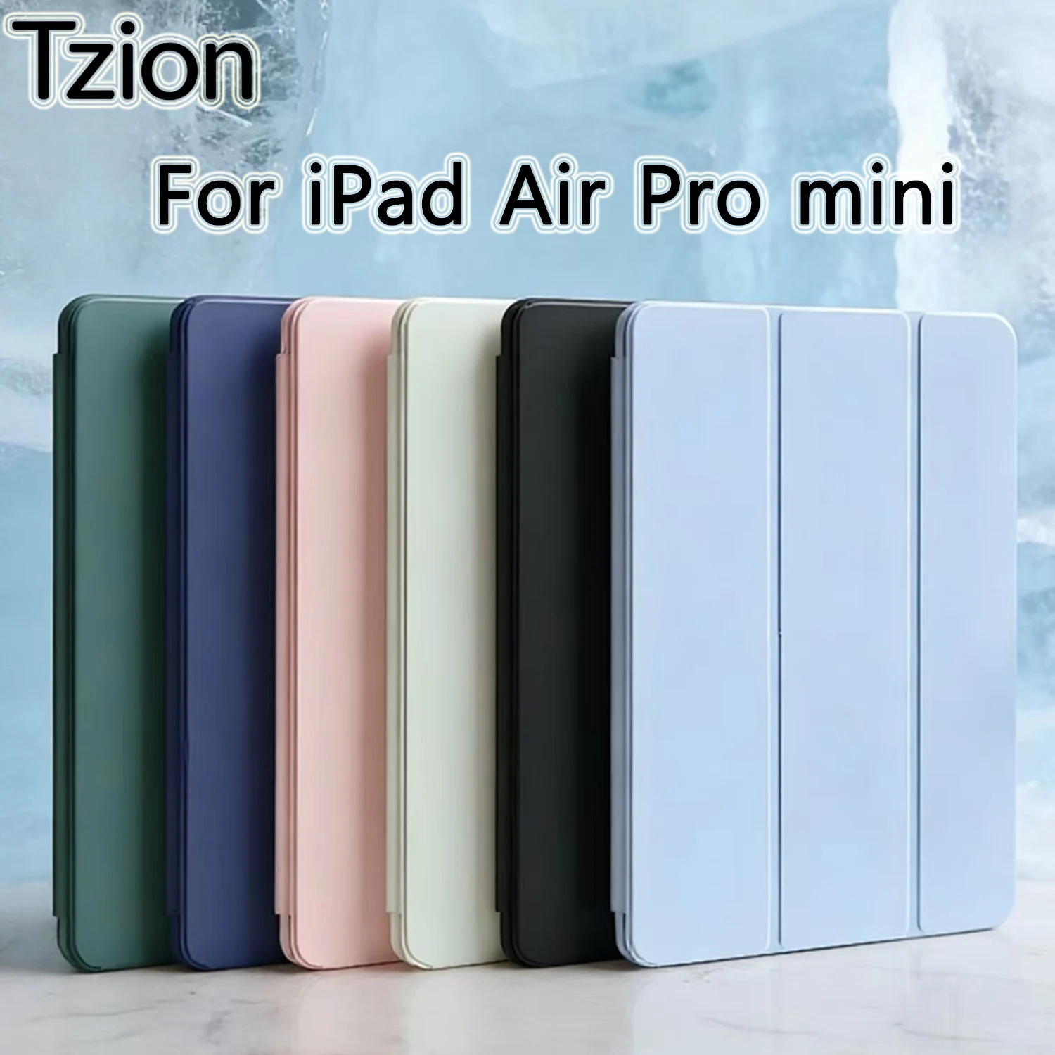 Für Apple iPad Air Pro Mini 1 2 3 4 5 6 7 8 9 11 12 7.9 8.3 10.2 10.9 11 6. 7. 8. 9. 10. 11. Generation Magnetische Flip-Smart-Hülle