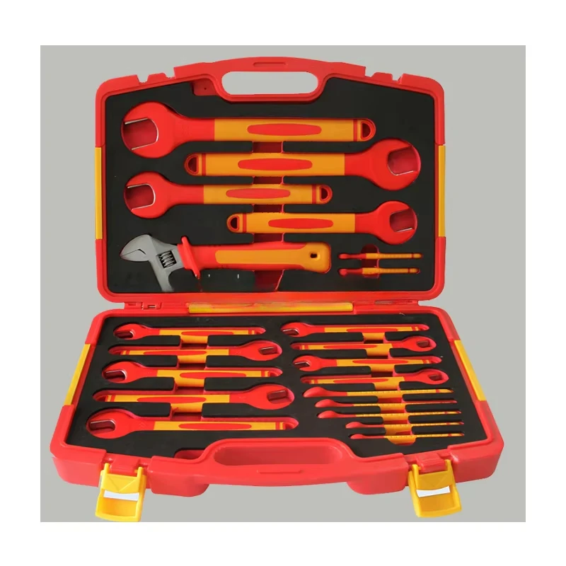 

21pcs Car VDE Insulation Adjustable Wrench 1000V Open End Wrench Combination Suit Toolbox