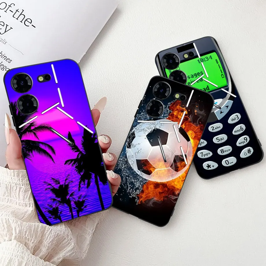 ل Tecno Pova 5 Pro 5G Pova5 5Pro حافظة لطيف الحيوان النمر الأسد التنين الكرتون غطاء الهاتف ل CH8n لينة سيليكون سليم Coques #5