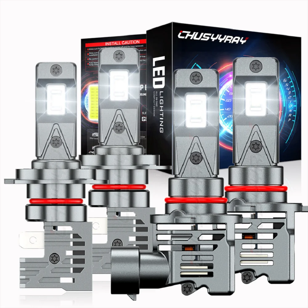 

XWQHJW Car lights 9005 H7 LED Headlight Bulbs Hi&Low Beam Combo Kit For Kia Optima Forte 2017-2018 Car accsesories