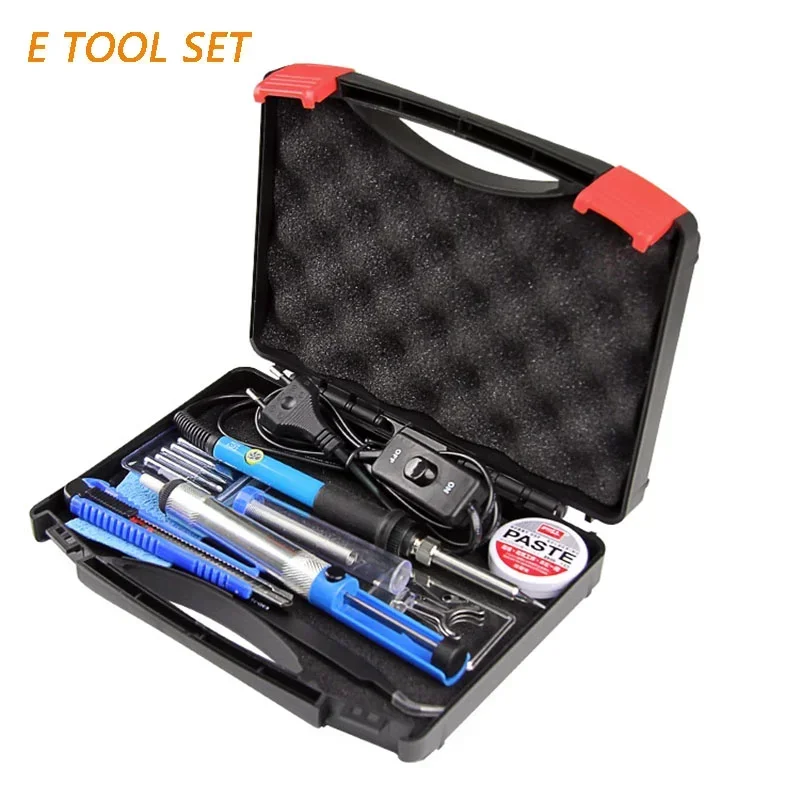 1PC Portable Electric Soldering Iron Tool Set DIY Combination Maintenance Household Combination Kit