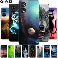 Phone Cover for TCL 40 NxtPaper 4G Case Black TPU Bumpers Silicone Shockproof Fundas for TCL 40 NxtPaper 4G Soft Capa Wolf Lions