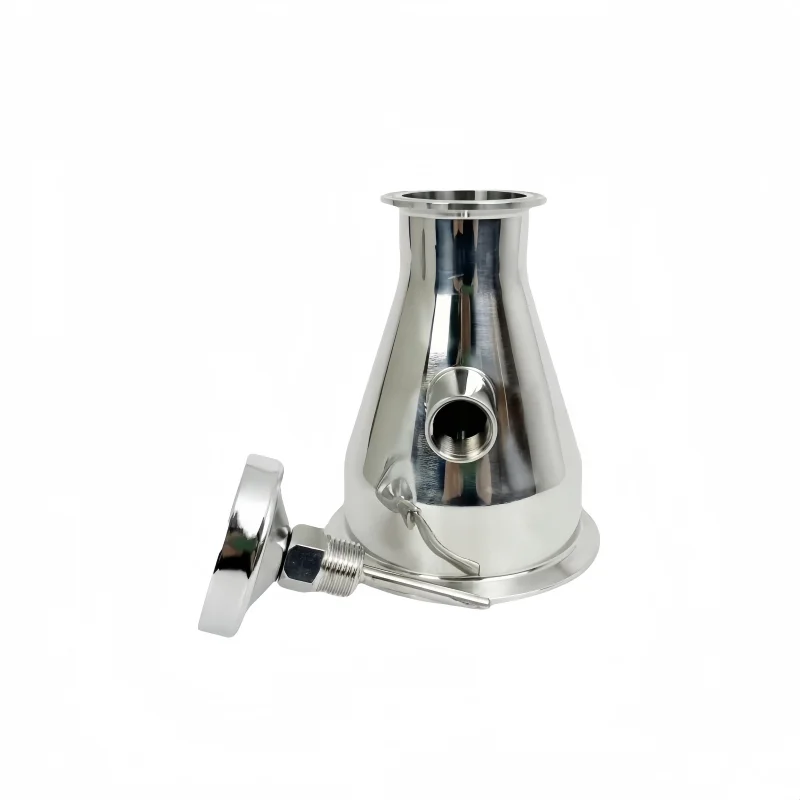 

Tri Clamp Reducer 4" OD119mm X 2" OD64mm/3" OD91mm With 1/2" Female Thread Thermometer Connector For Home Brewing Distillation