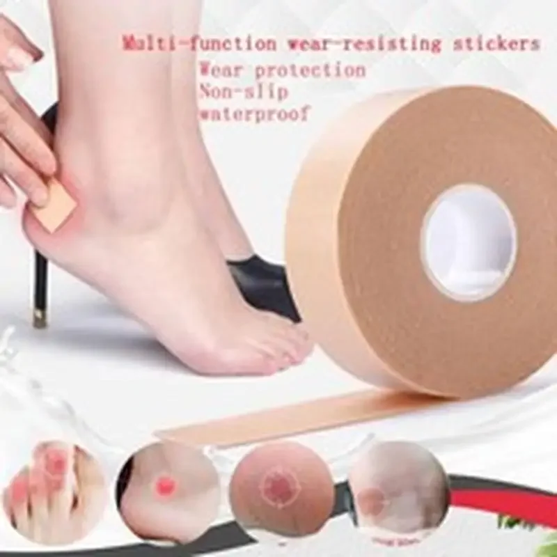 1 Roll Waterproof Non-slip Wear-resistant Heel Back Stickers Foam Tape High  Insert Patches