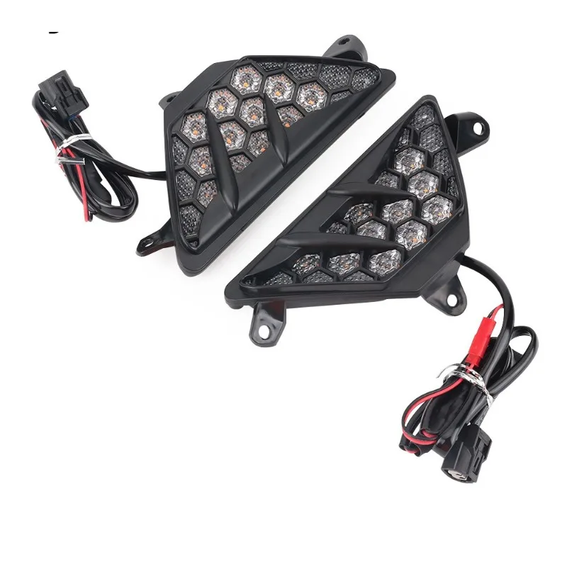 pieces-pour-kawasaki-ninja-650-zx4r-zx25r-moto-clignotant-led-nid-d'abeille-signal-retroviseur
