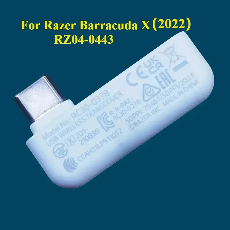 Wireless Headphones USB Dongle Receiver For Razer Barracuda X（2022） RZ04-0443 /Barracuda X RZ04-0380 / Barracuda RZ04-03790