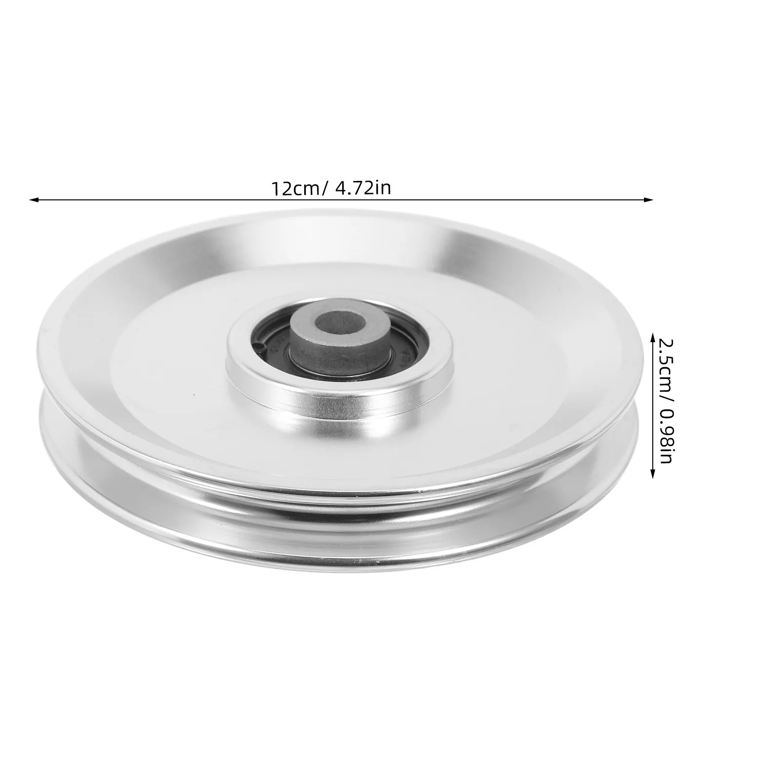 Fitness Pulley Wheel Aluminum Alloy 551Lb Load Capacity Silent Operation for Gym Cable Systems Weight Lifting Home Garage DIY