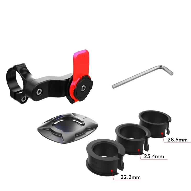 Fietstelefoonhouder Schokbestendig Absorber Absorptiemodule Motorfiets MTB Scooter Fietsstuur Beveiliging Quick Lock Stand