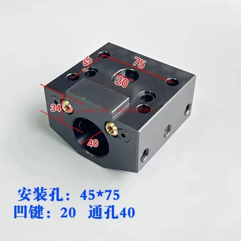 CK400K Servo Turret Boring Tool Holder, Diamond Core End Face Holder for CNC Lathe Tooling