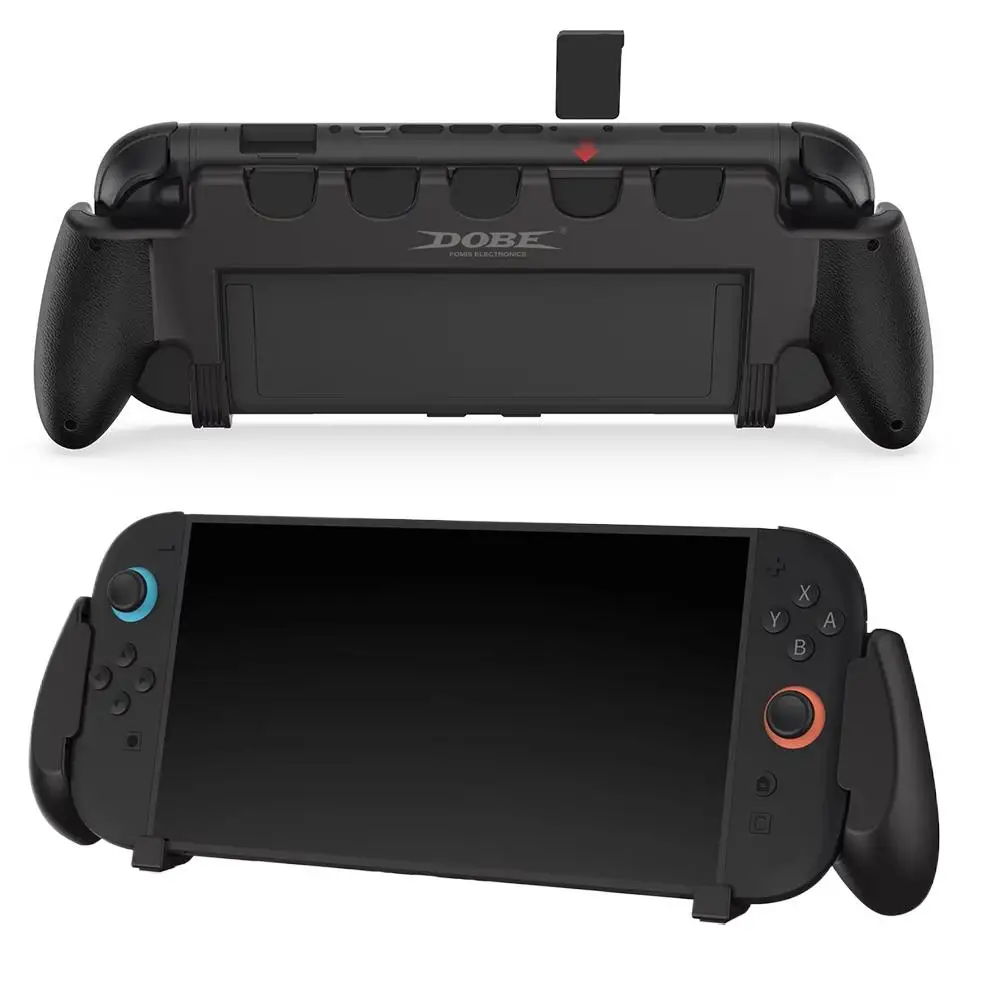 

For Switch2 Console Grip With Game Card Storag Non-slip Enhanced Feel Ergonomic Integrated Grip For Switch2 Handle Accessories