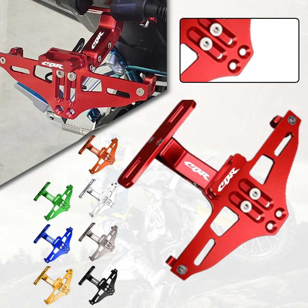 

For HONDA CBR 125 250 300 500 600 650 900 929 954 1000 1100 F R RR X SP ADV150 Rear License Plate Holder Bracket with Light 2023