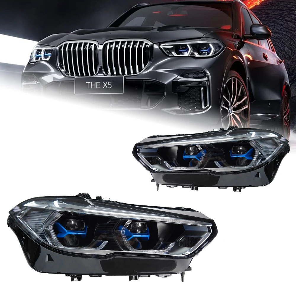 

Фара AKD для обновления модифицированной фары для BMW X5 G05 2019-2022, фара с динамическим сигналом, автоаксессуары