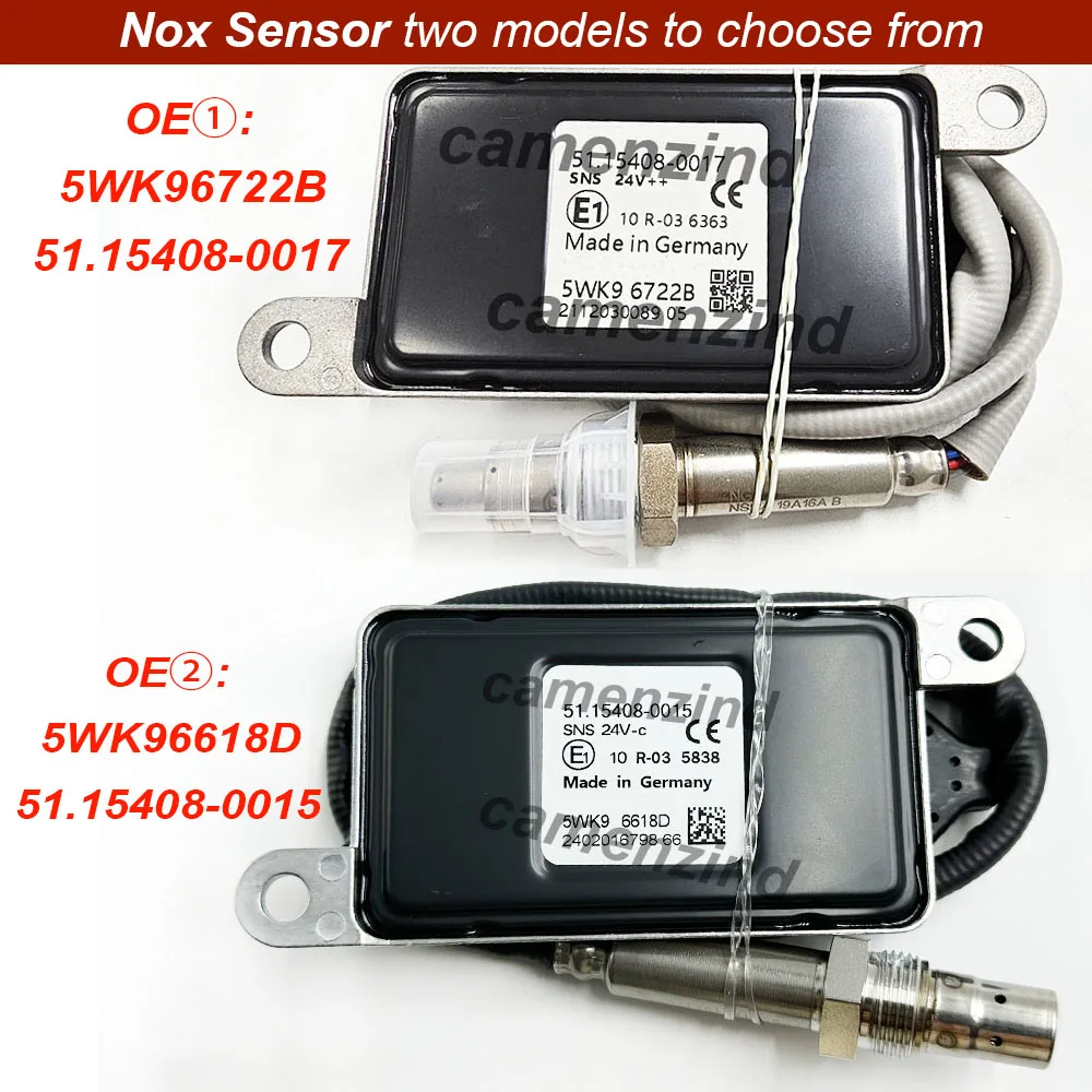 

Датчик кислорода и NOx 24В для MAN TGX/TGS (5WK96722B, 51.15408-0017, 51154080017, 5WK96618D, 5WK96618B, 51154080015, 51154080009)