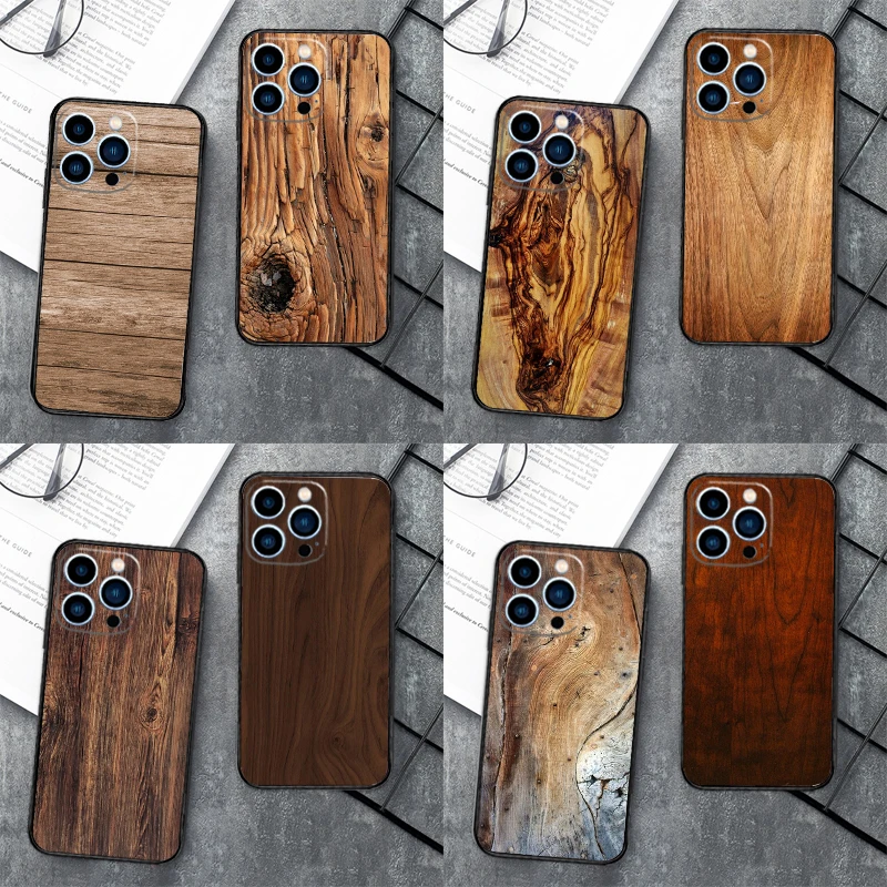 Чехол с узором из дубовой древесины для ZTE Nubia Red Magic 10 Air 5G 7 6S 7S Pro RedMagic 10 9 8 8S 9S 10S Pro Plus Cover